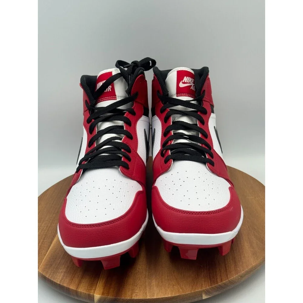 NIKE Air Jordan 1 Retro MCS Chicago Baseball Cleats Men's Size 13 AV5354-611